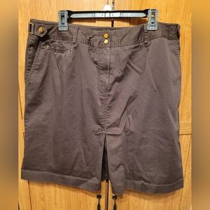 Women's size 18 Peter Nygard chocolate brown skirt